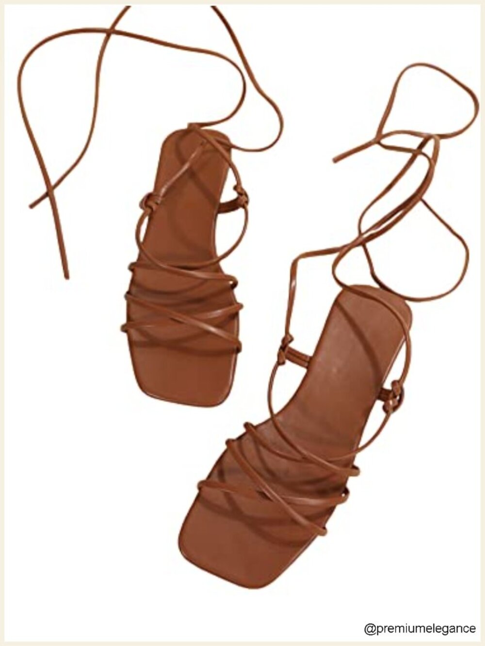 Leather Lace Up Strappy Flat Sandals Gladiator Summer Beach Shoes